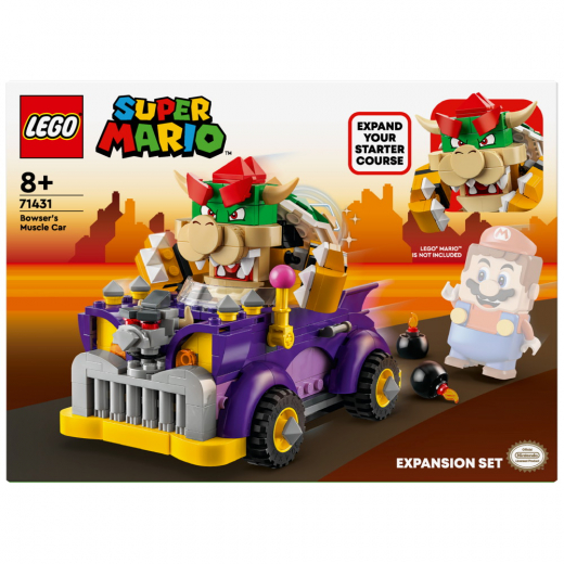 LEGO Super Mario - Bowsers muskelbil – Expansionsset i gruppen Nyheter hos Spelexperten (71431)